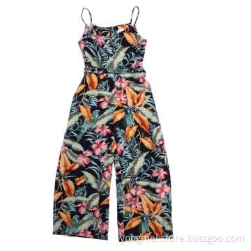 New design Ladies viscose print overalls